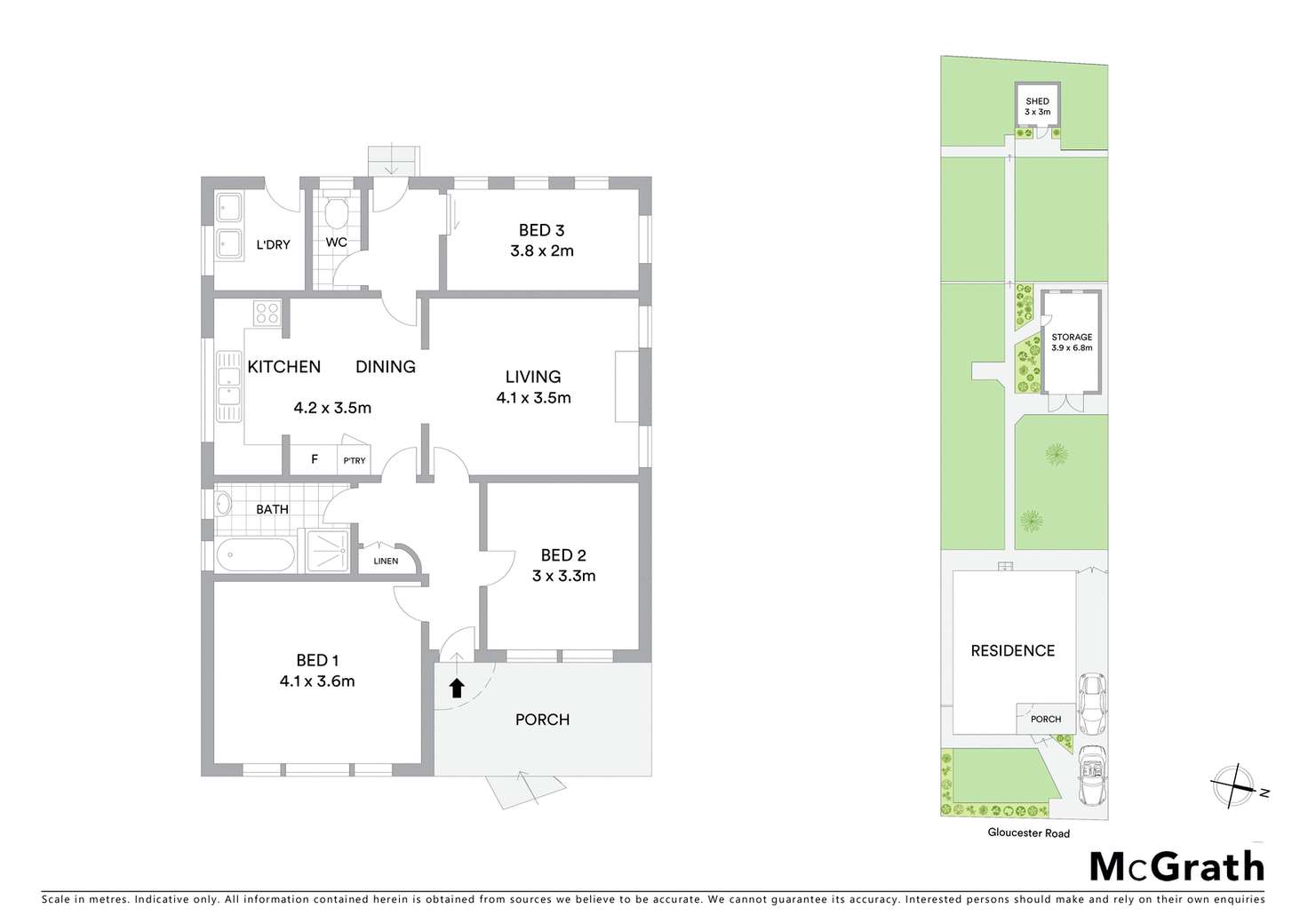 Floorplan of Homely house listing, 183 Gloucester Road, Beverly Hills NSW 2209