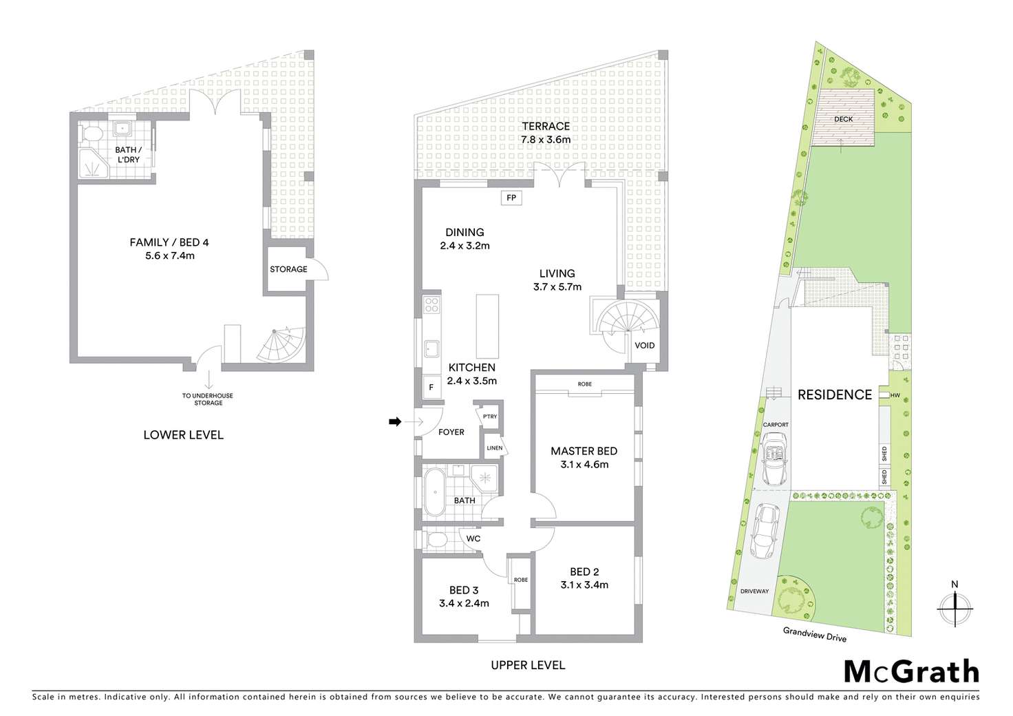 Floorplan of Homely house listing, 154 Grandview Drive, Bilgola Plateau NSW 2107