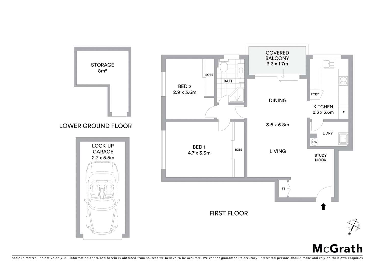Floorplan of Homely apartment listing, 9/2 McMillan Road, Artarmon NSW 2064