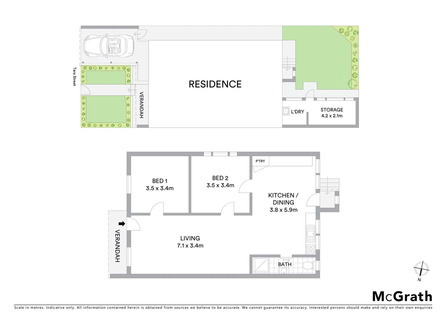Floorplan of Homely house listing, 3A Tara Street, Woollahra NSW 2025