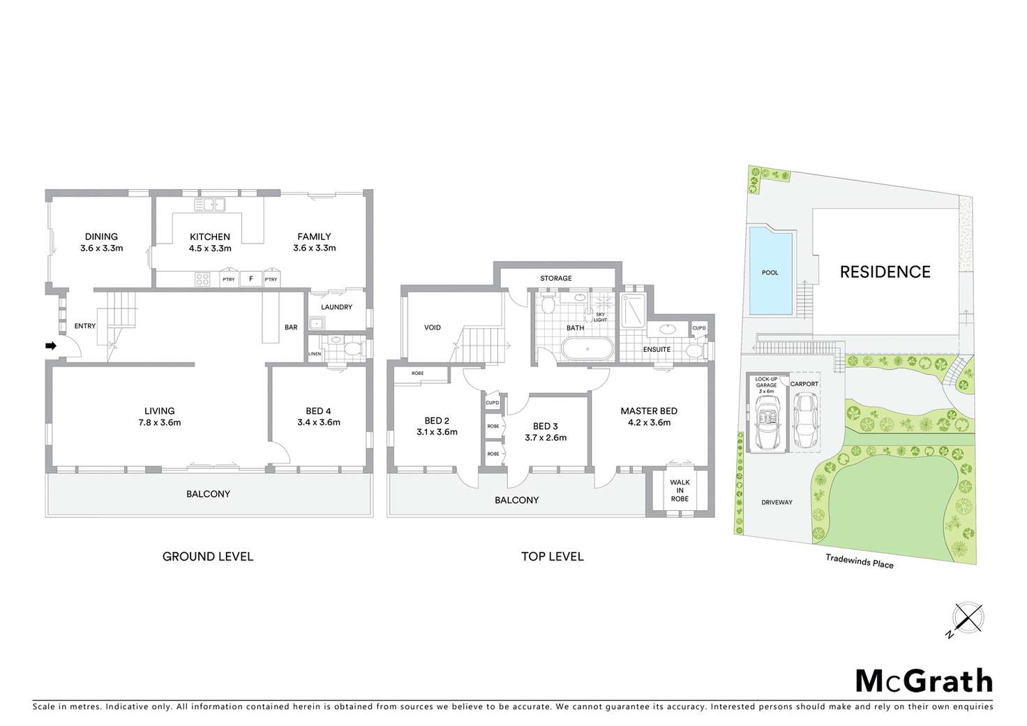 Floorplan of Homely house listing, 12 Tradewinds Place, Kareela NSW 2232