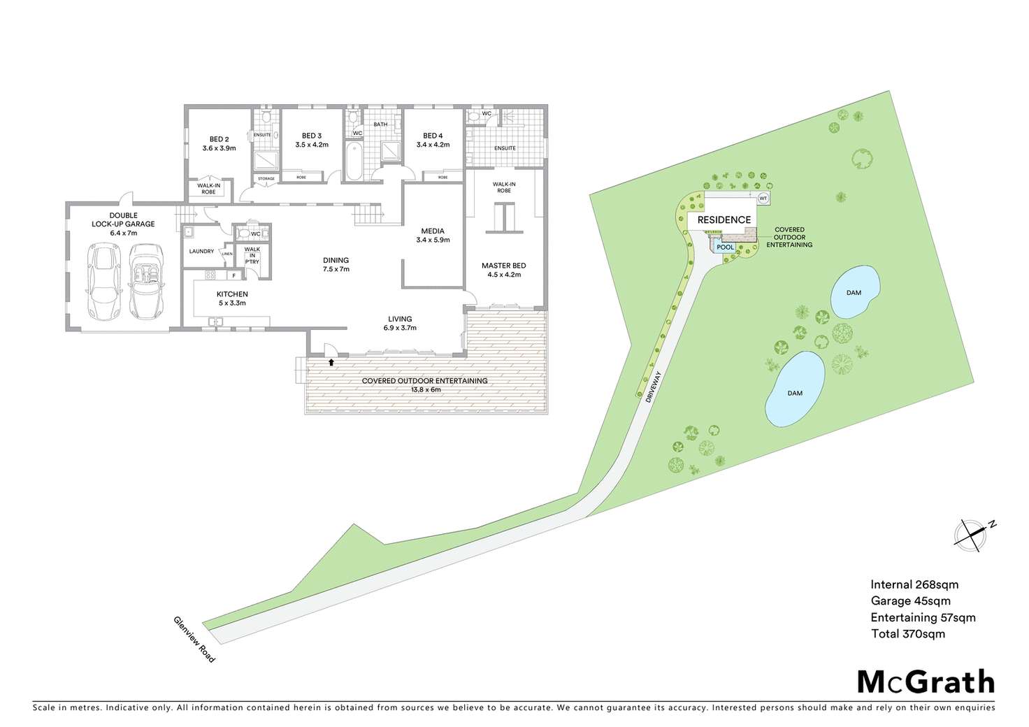 Floorplan of Homely house listing, 334 Glenview Road, Glenview QLD 4553