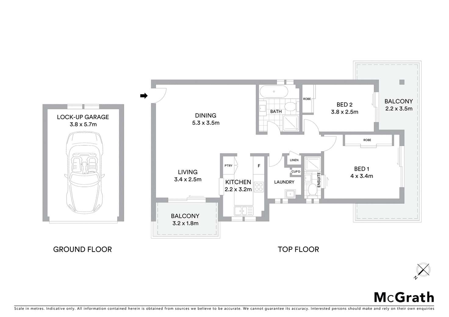 Floorplan of Homely apartment listing, 16/67 Hudson Street, Hurstville NSW 2220