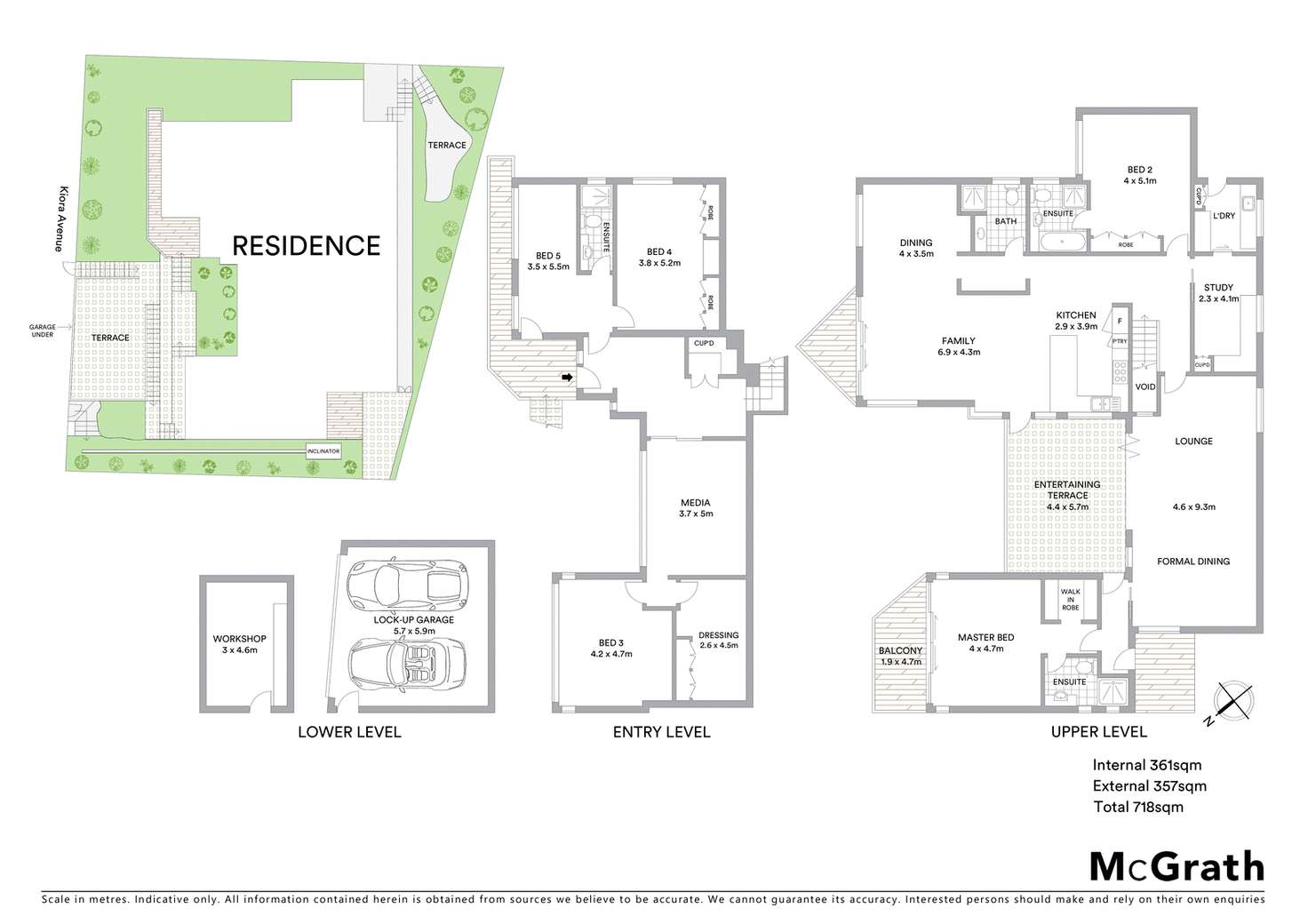 Floorplan of Homely house listing, 18 Kiora Avenue, Mosman NSW 2088