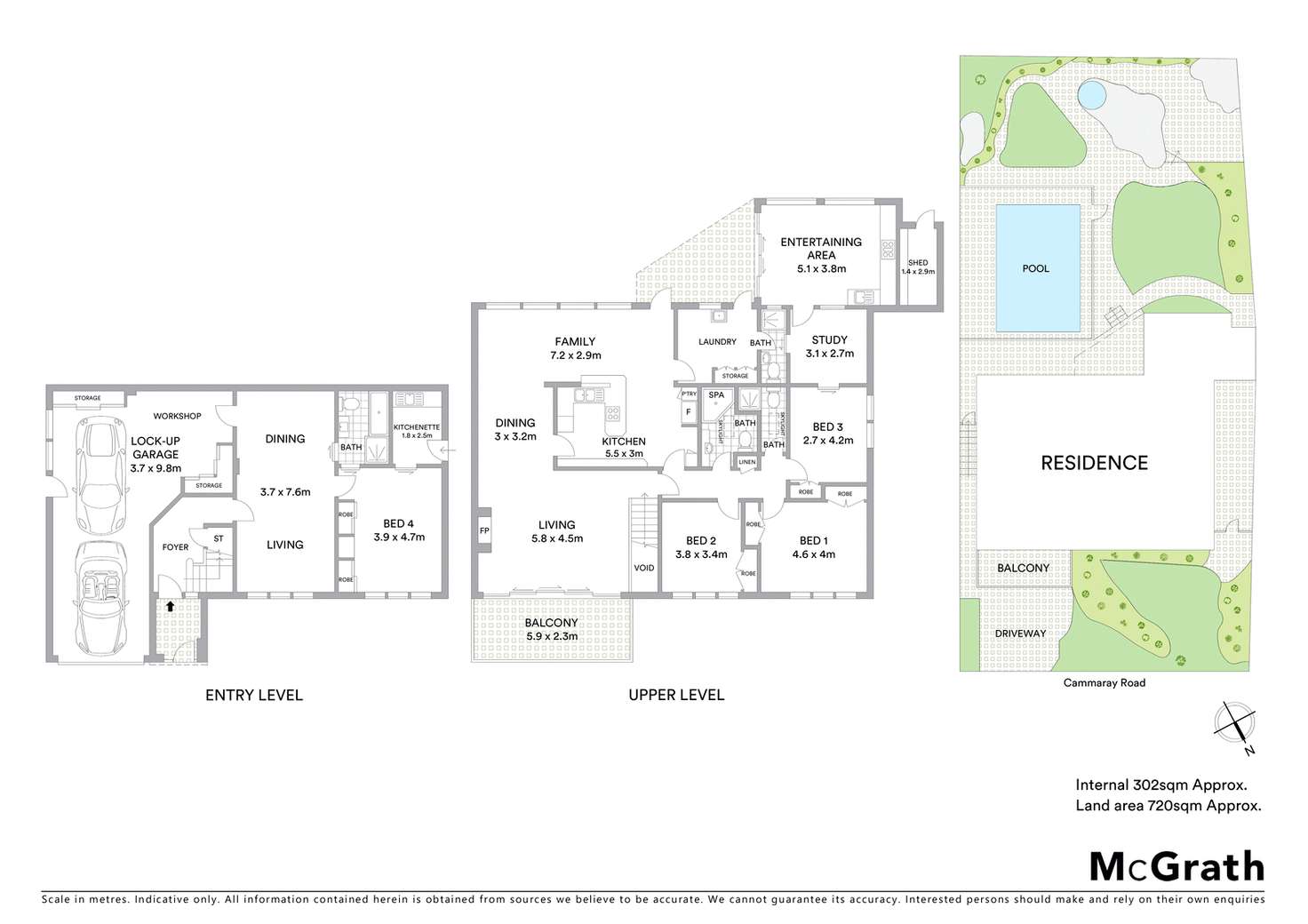 Floorplan of Homely house listing, 8 Cammaray Road, Castle Cove NSW 2069