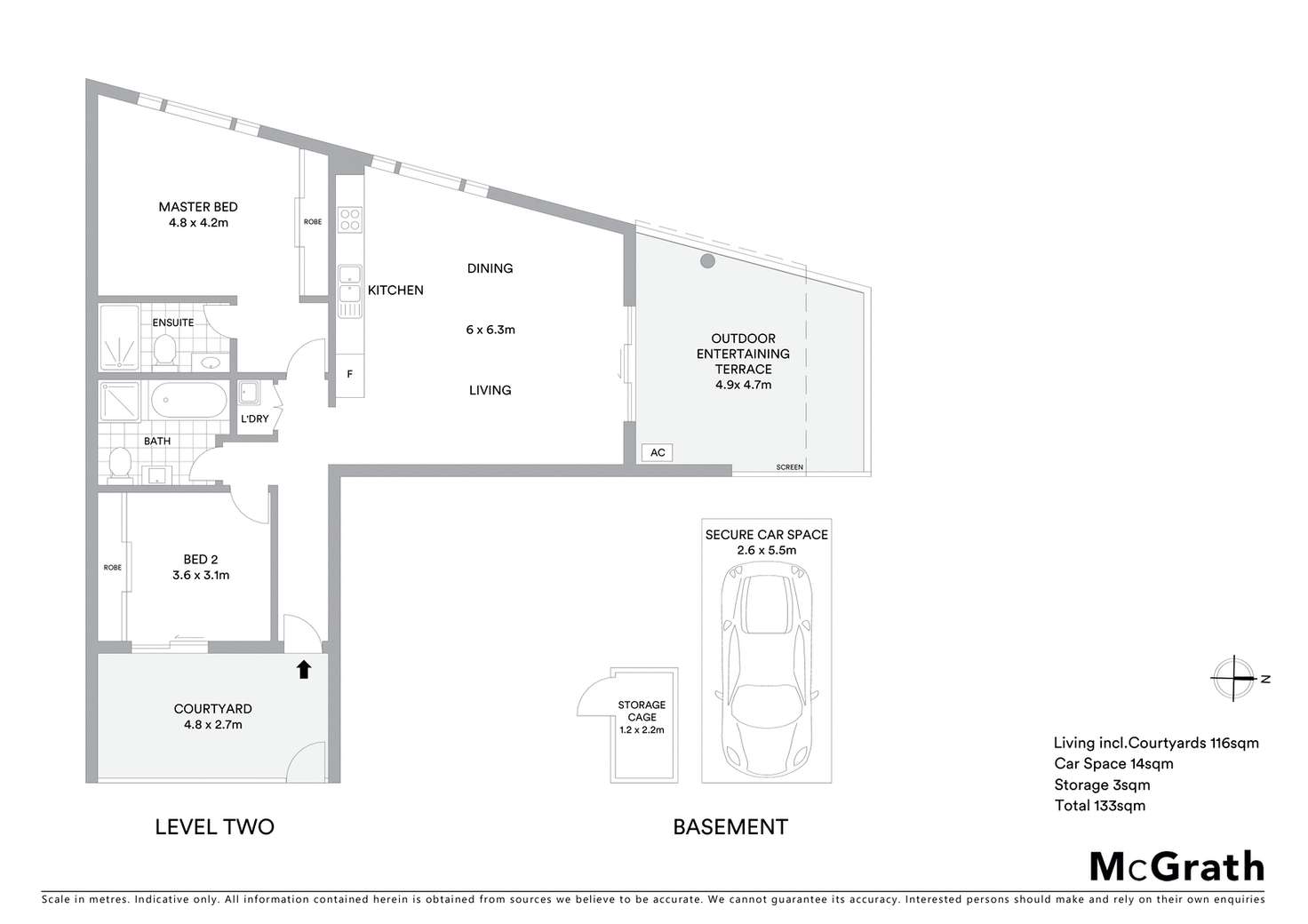 Floorplan of Homely apartment listing, 208/425 Liverpool Road, Ashfield NSW 2131
