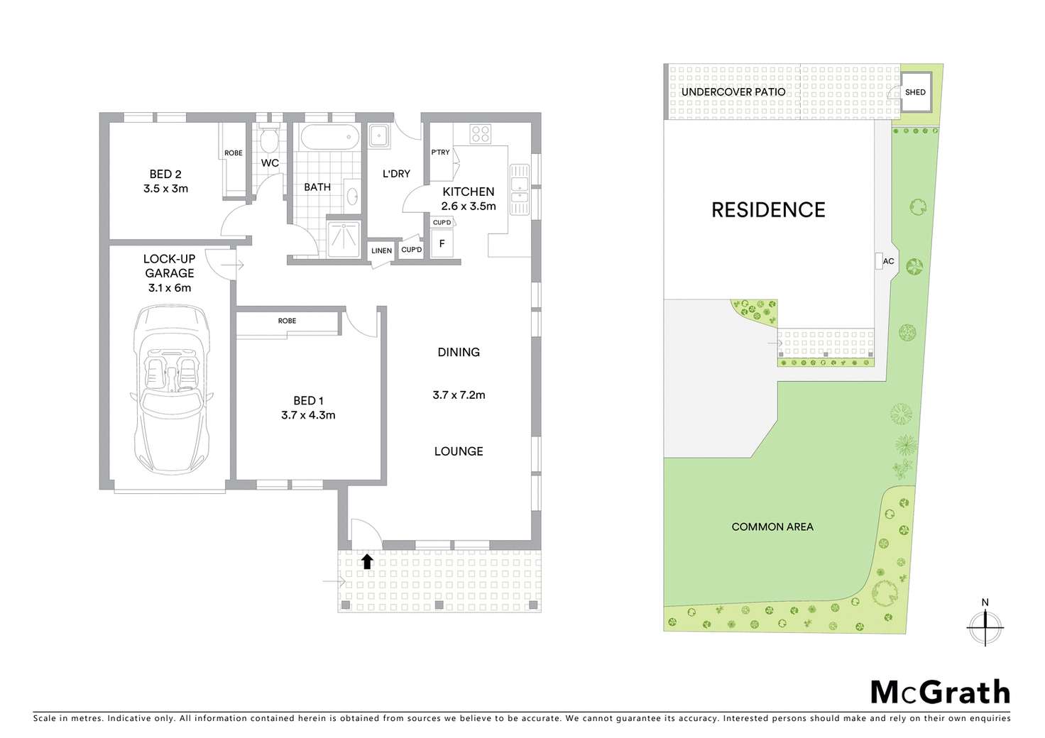 Floorplan of Homely villa listing, 2/47-49 Circular Avenue, Sawtell NSW 2452