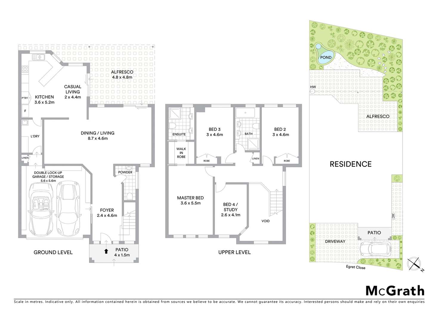 Floorplan of Homely house listing, 5 Egret Close, Bella Vista NSW 2153