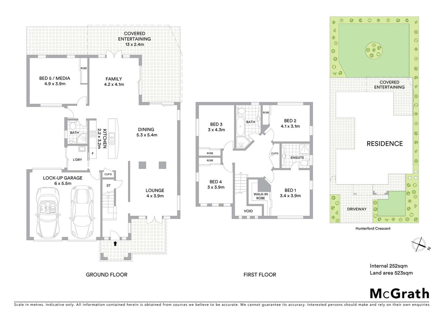 Floorplan of Homely house listing, 50 Hunterford Crescent, Oatlands NSW 2117