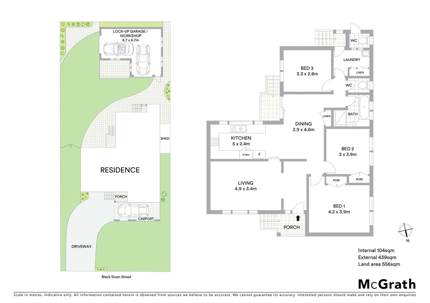 Floorplan of Homely house listing, 20 Black Swan Street, Berkeley Vale NSW 2261