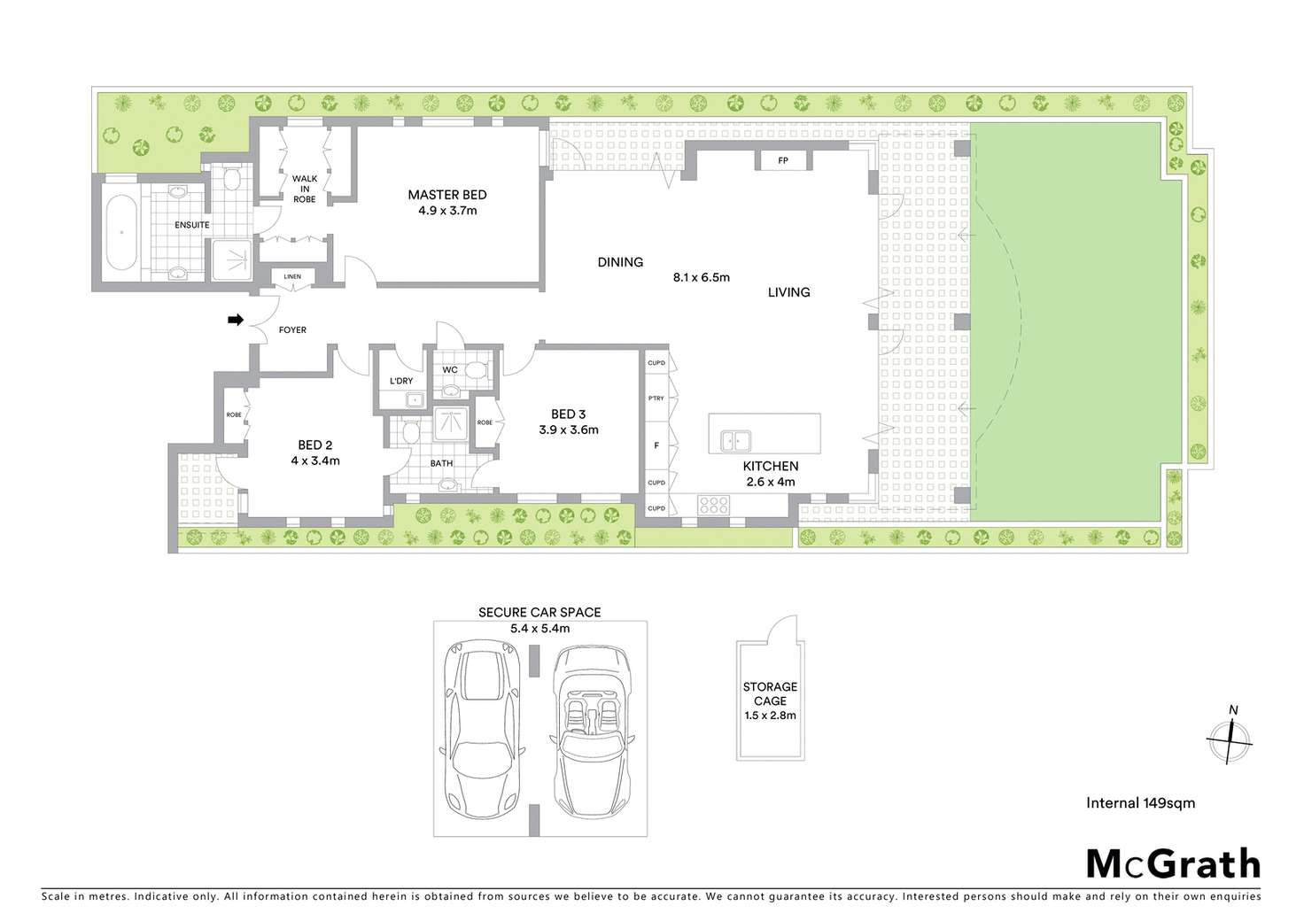 Floorplan of Homely apartment listing, 1/814 Military Road, Mosman NSW 2088