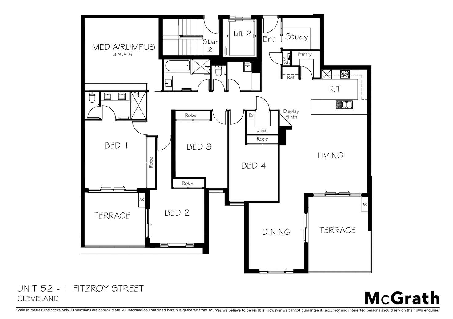 Floorplan of Homely unit listing, 52/1 Fitzroy Street, Cleveland QLD 4163