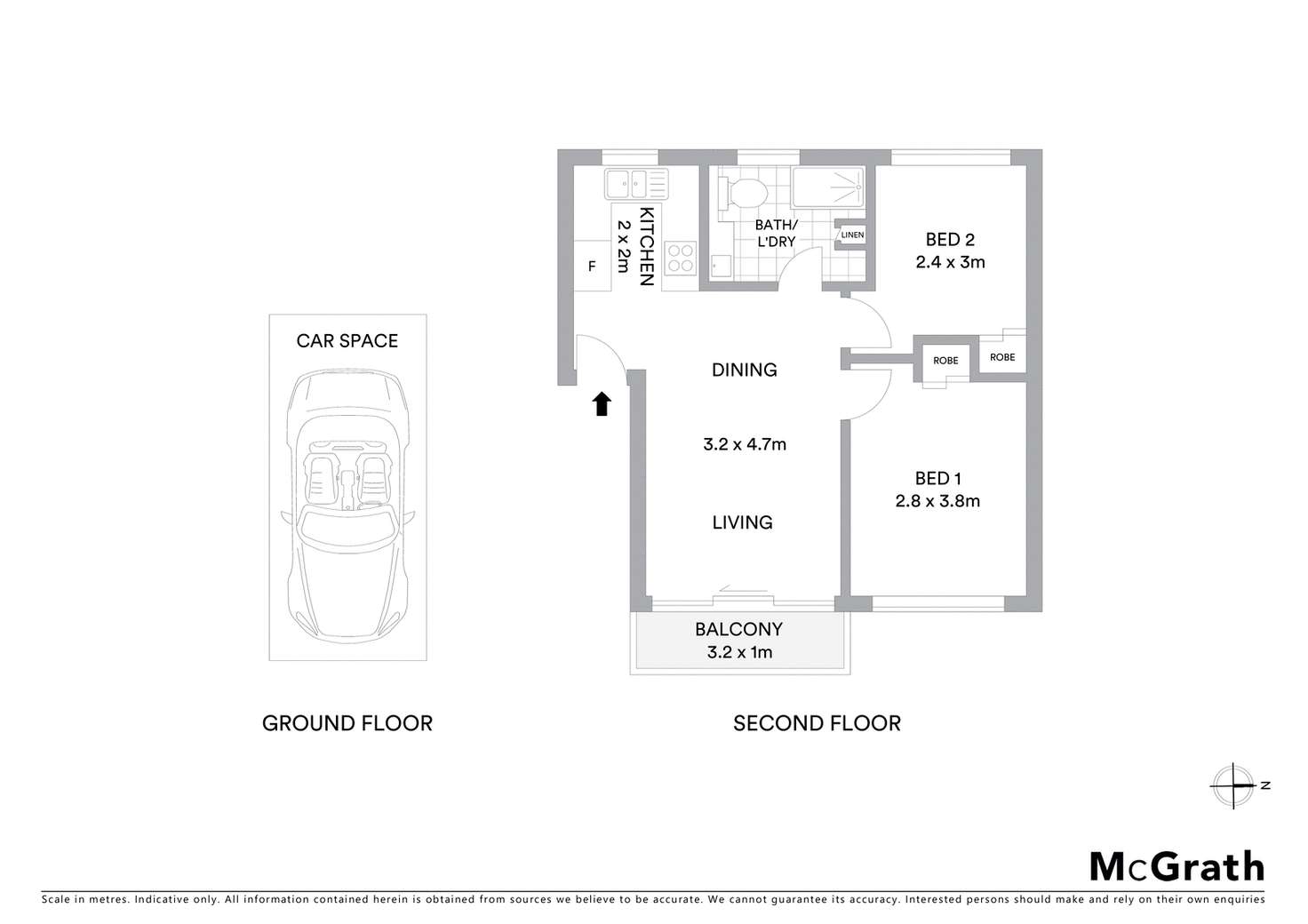Floorplan of Homely apartment listing, 15/23 Robe Street, St Kilda VIC 3182