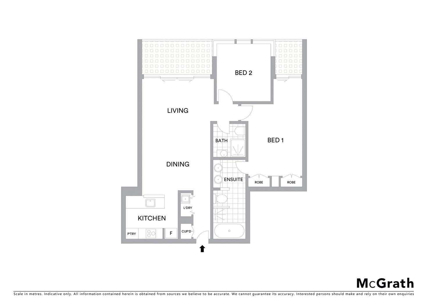 Floorplan of Homely apartment listing, 303/19 Marcus Clarke Street, Acton ACT 2601