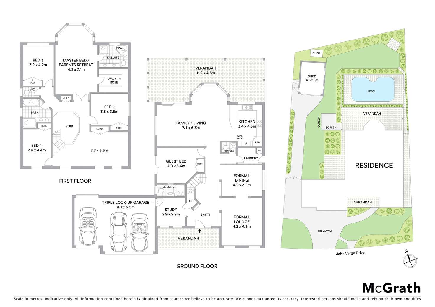 Floorplan of Homely house listing, 7 John Verge Avenue, Aberglasslyn NSW 2320