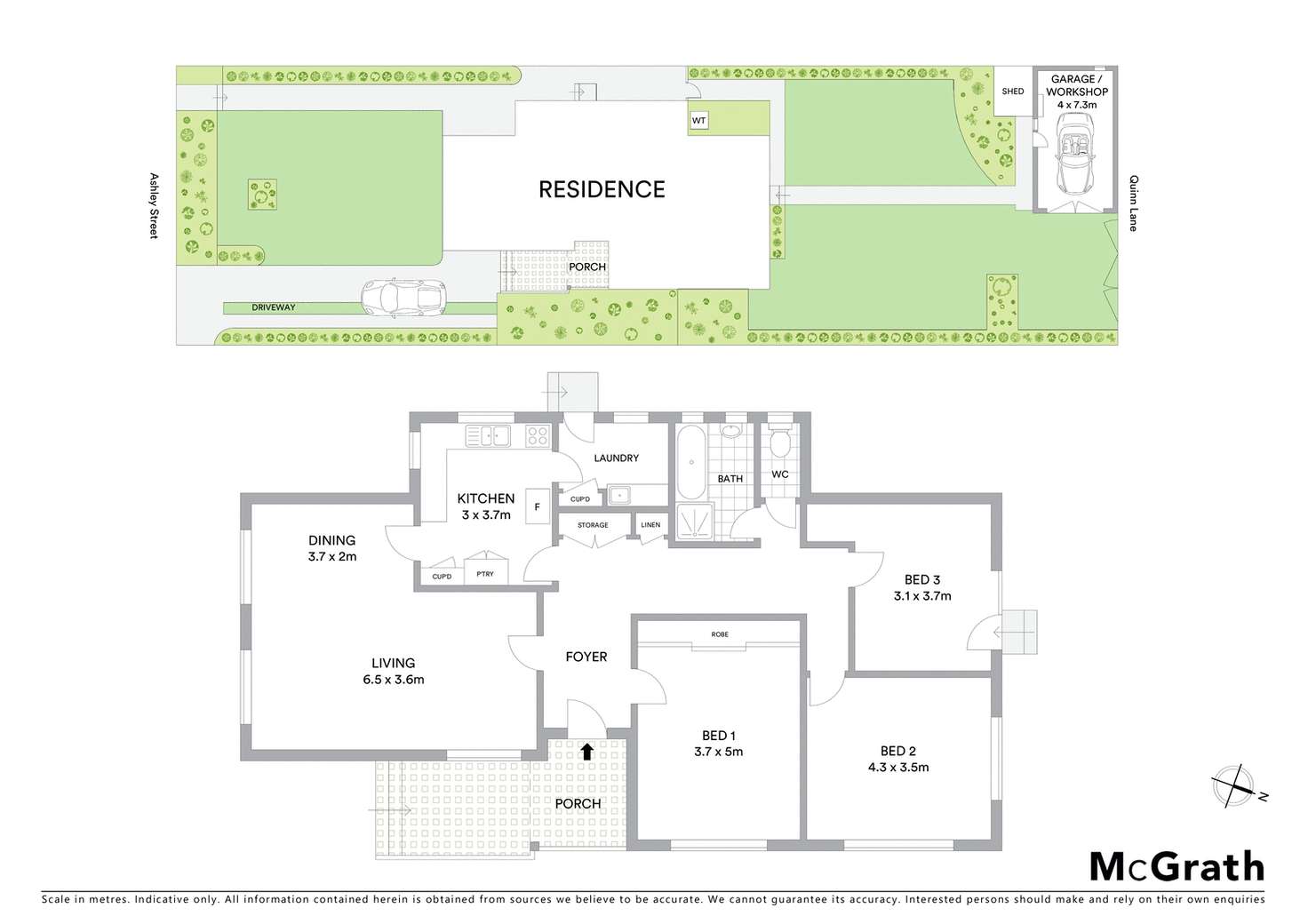 Floorplan of Homely house listing, 151 Ashley Street, Roseville NSW 2069