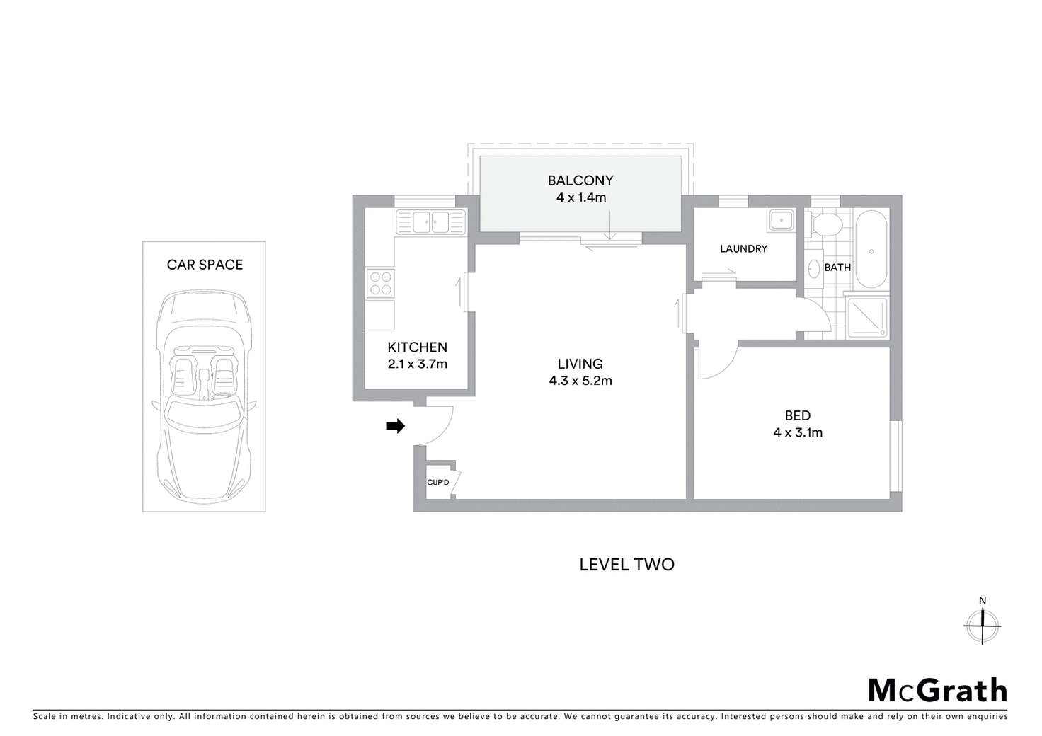 Floorplan of Homely apartment listing, 14/145 Chapel Road, Bankstown NSW 2200