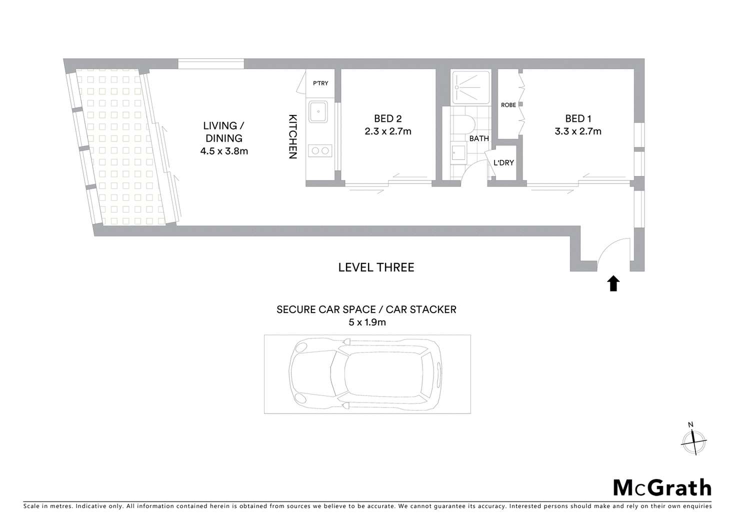 Floorplan of Homely apartment listing, 18/693 Anzac Parade, Maroubra NSW 2035