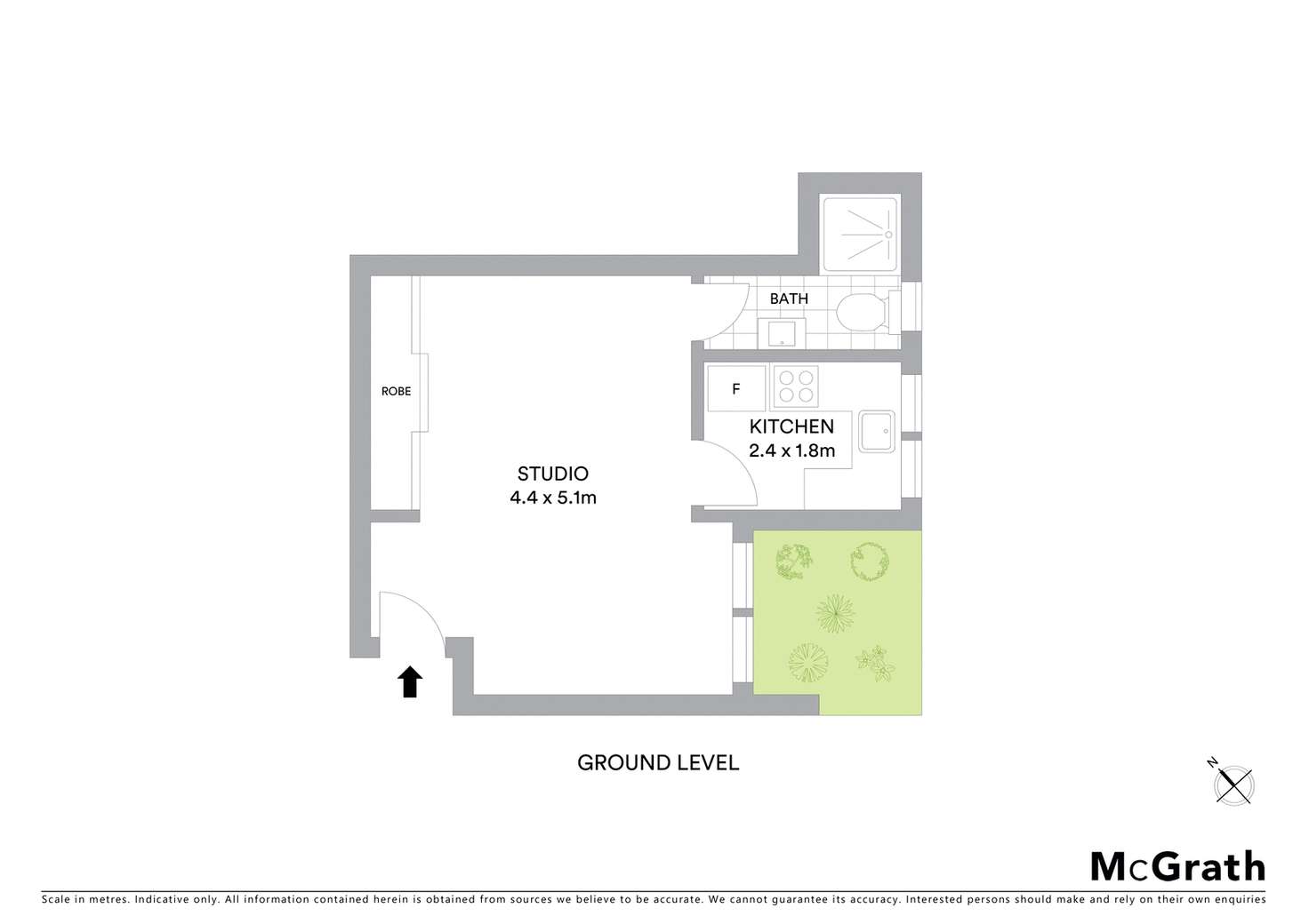 Floorplan of Homely unit listing, 1/3 Millett Road, Mosman NSW 2088