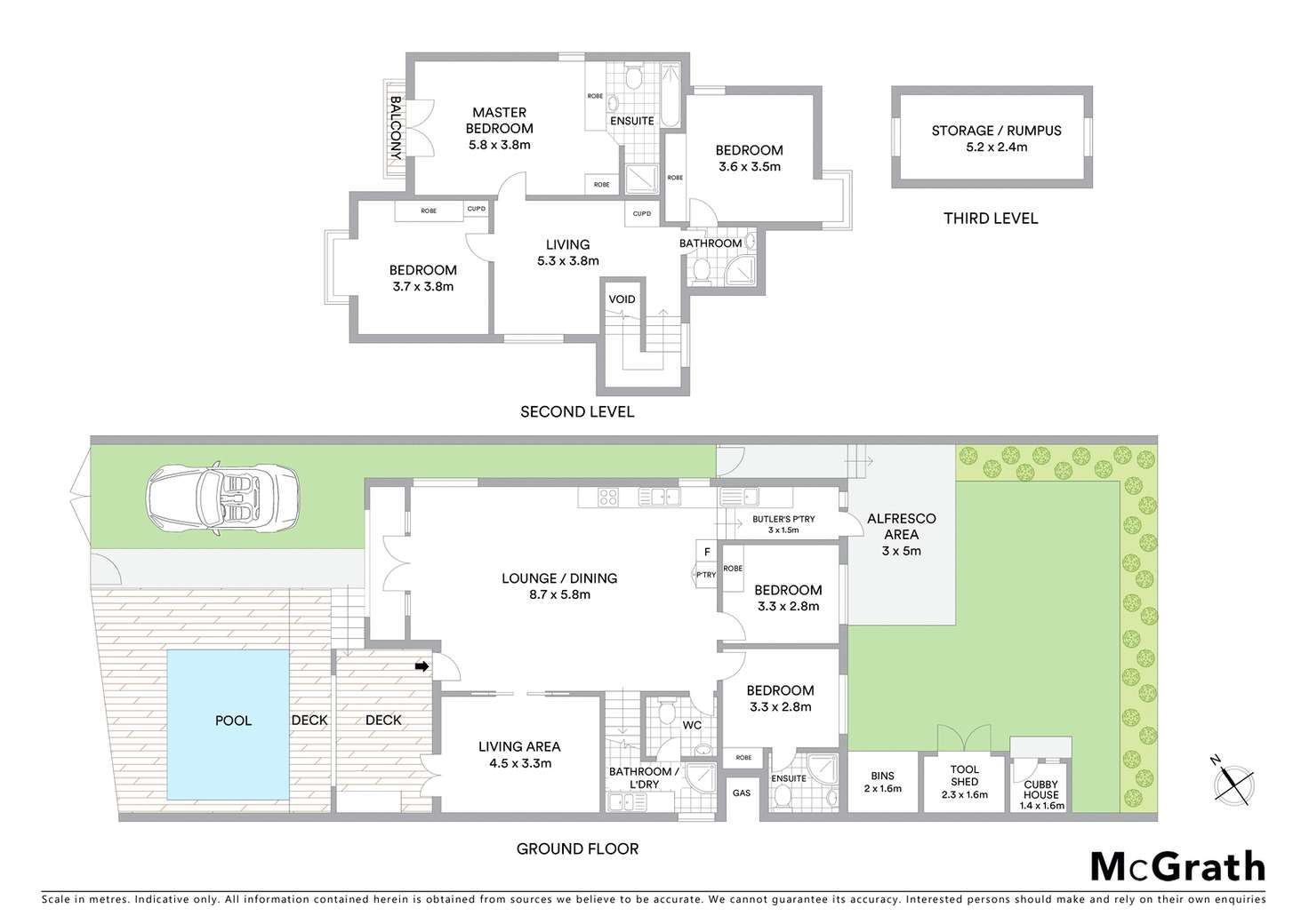 Floorplan of Homely house listing, 5 White Avenue, Maroubra NSW 2035