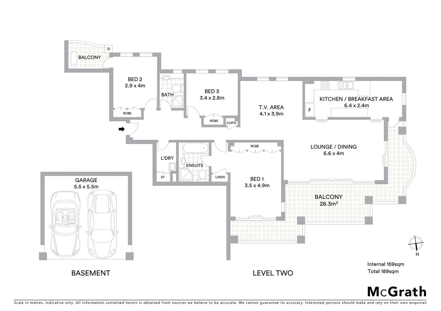 Floorplan of Homely apartment listing, 8/8 Earl Street, Mosman NSW 2088