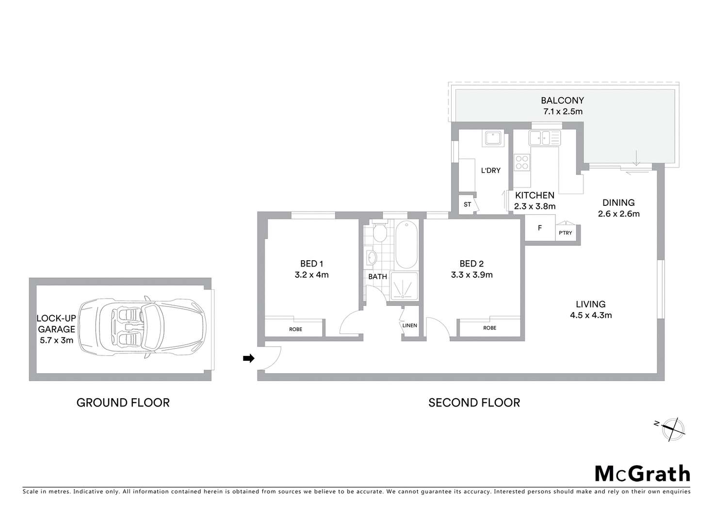 Floorplan of Homely apartment listing, 5/33 Elizabeth Street, Allawah NSW 2218