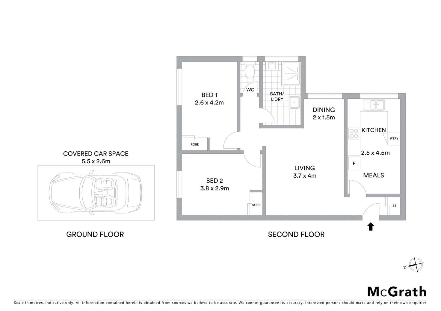 Floorplan of Homely apartment listing, 9/43 Ballarat Road, Footscray VIC 3011