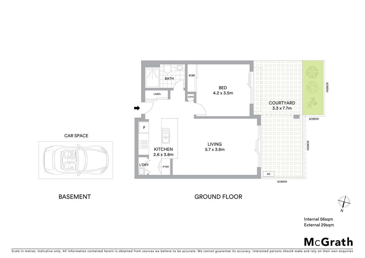 Floorplan of Homely apartment listing, 27/121 Easty Street, Phillip ACT 2606