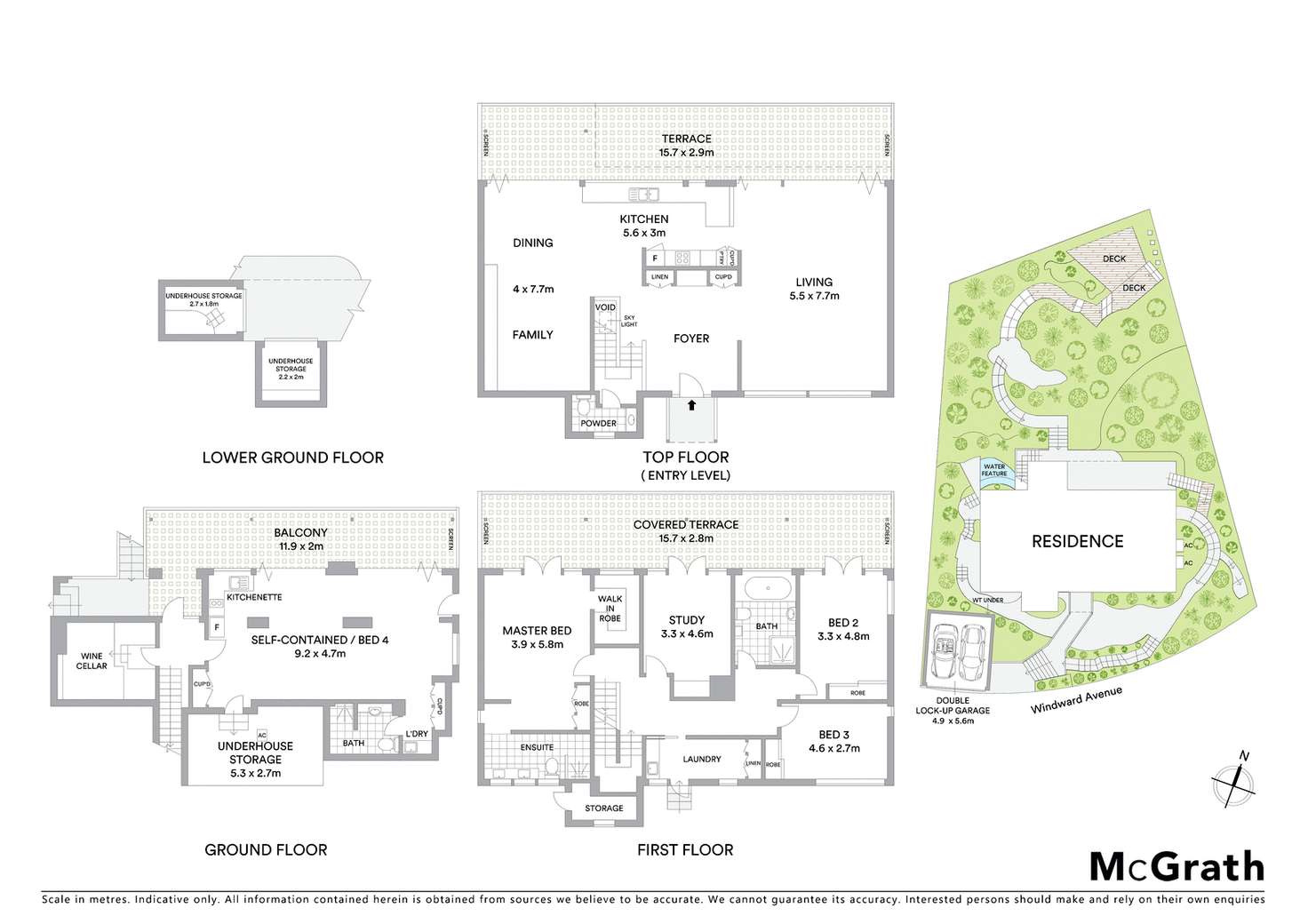 Floorplan of Homely house listing, 11 Windward Avenue, Mosman NSW 2088