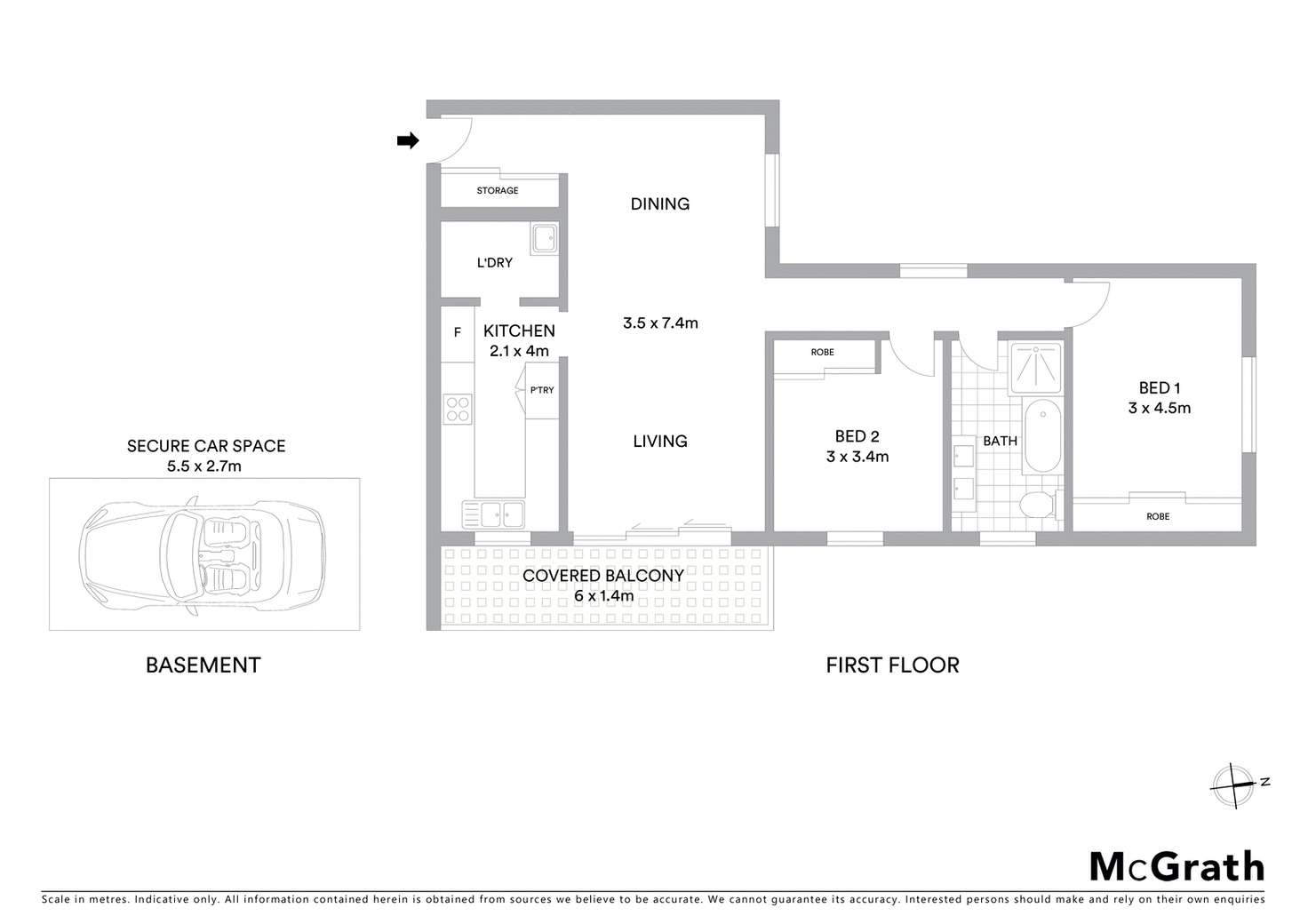 Floorplan of Homely unit listing, 29/17 Penkivil Street, Willoughby NSW 2068