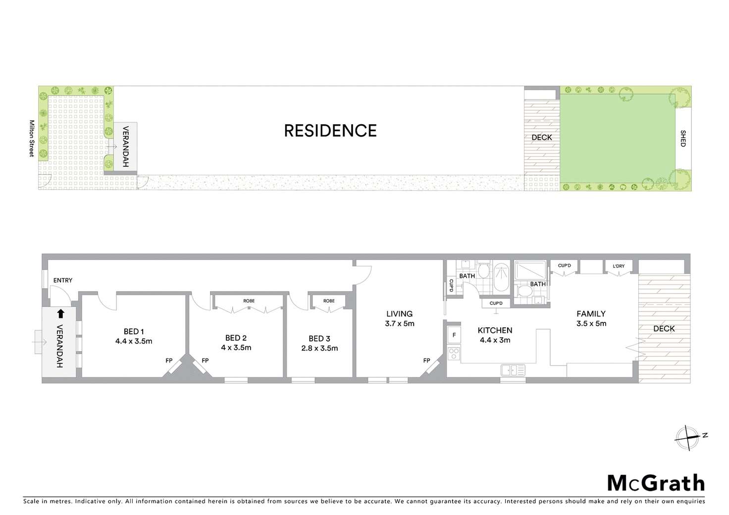 Floorplan of Homely house listing, 86 Milton Street, Elwood VIC 3184