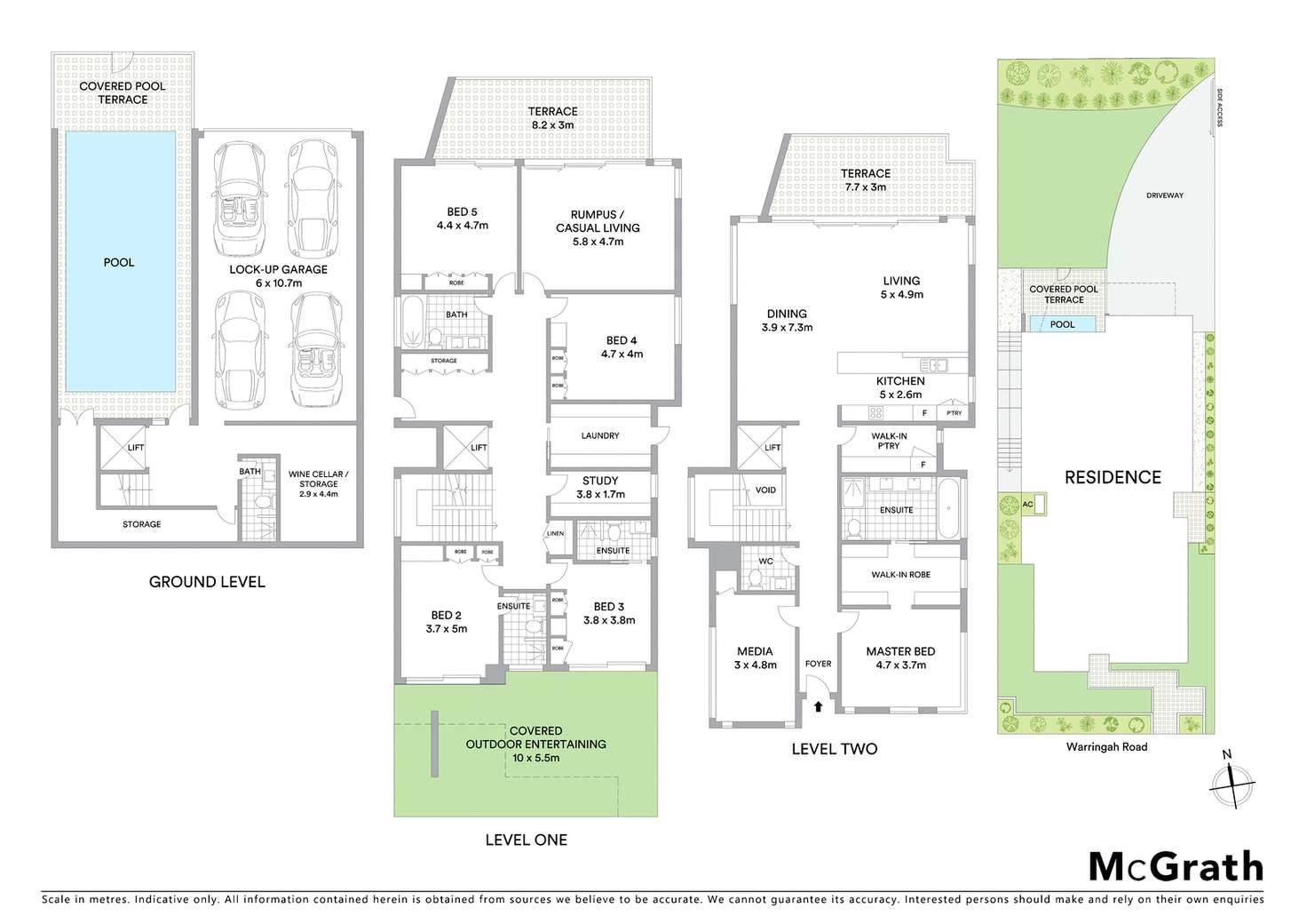 Floorplan of Homely house listing, 9 Warringah Road, Mosman NSW 2088