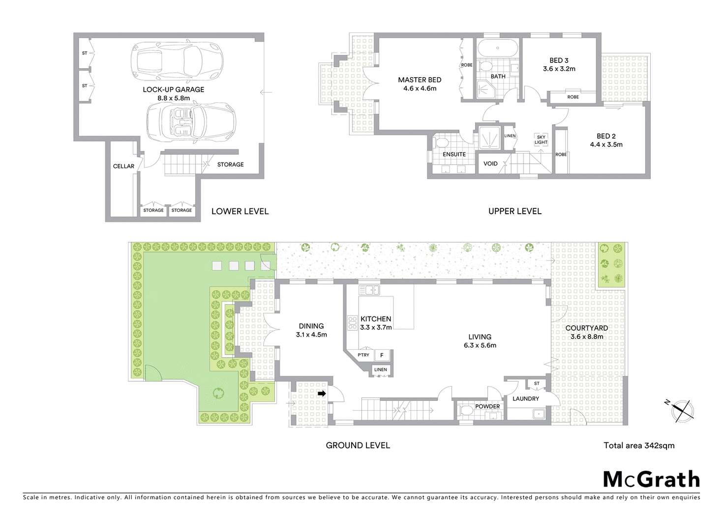 Floorplan of Homely townhouse listing, 4/91 Shadforth Street, Mosman NSW 2088