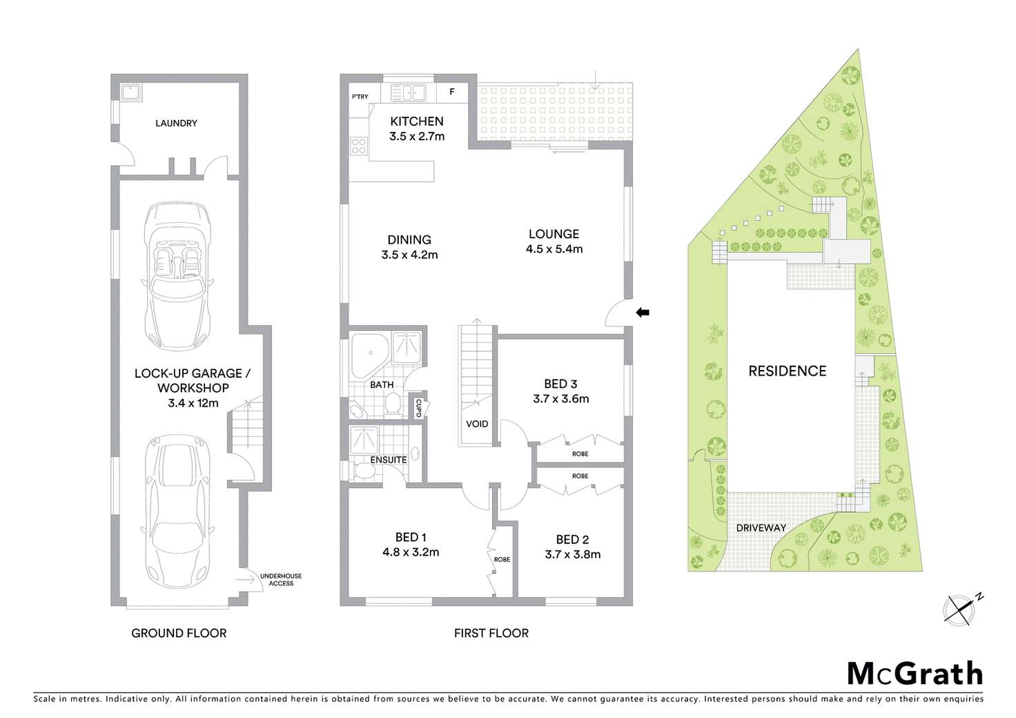 Floorplan of Homely villa listing, 3/11 Brooker Avenue, Oatlands NSW 2117