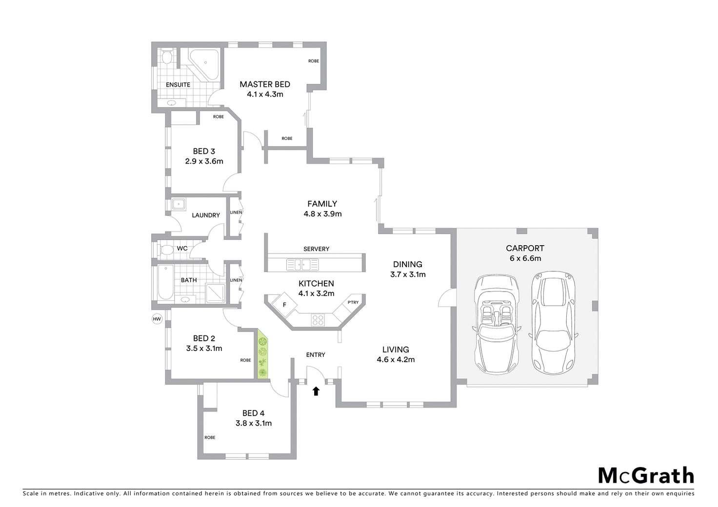 Floorplan of Homely house listing, 26 Indigo Crescent, Annandale QLD 4814