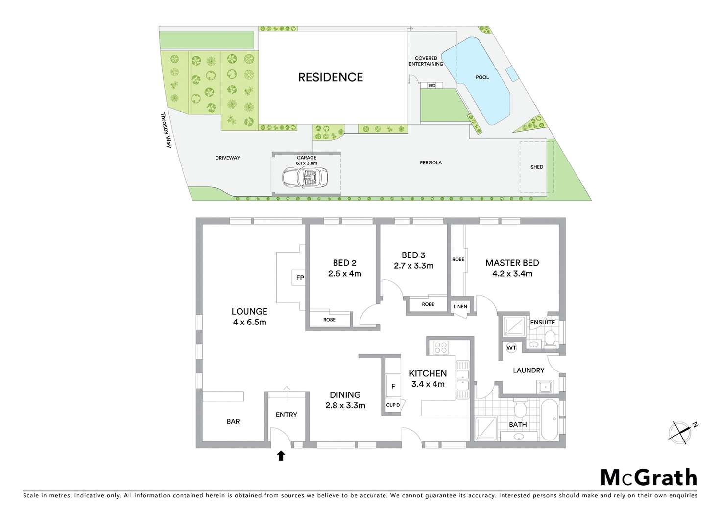 Floorplan of Homely house listing, 43 Throsby Way, Ambarvale NSW 2560