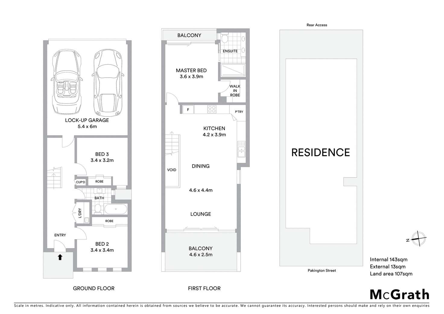 Floorplan of Homely townhouse listing, 4/252 Pakington Street, Geelong West VIC 3218