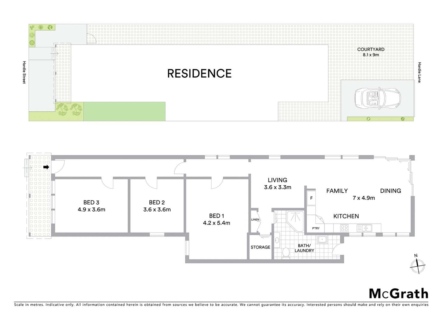 Floorplan of Homely house listing, 29 Hardie Street, Mascot NSW 2020