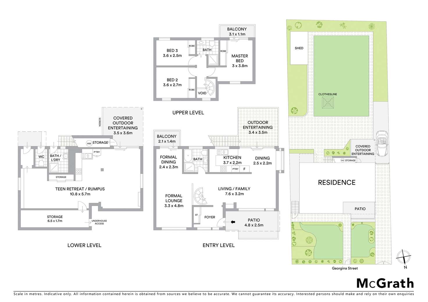 Floorplan of Homely house listing, 25 Georgina Street, Bass Hill NSW 2197