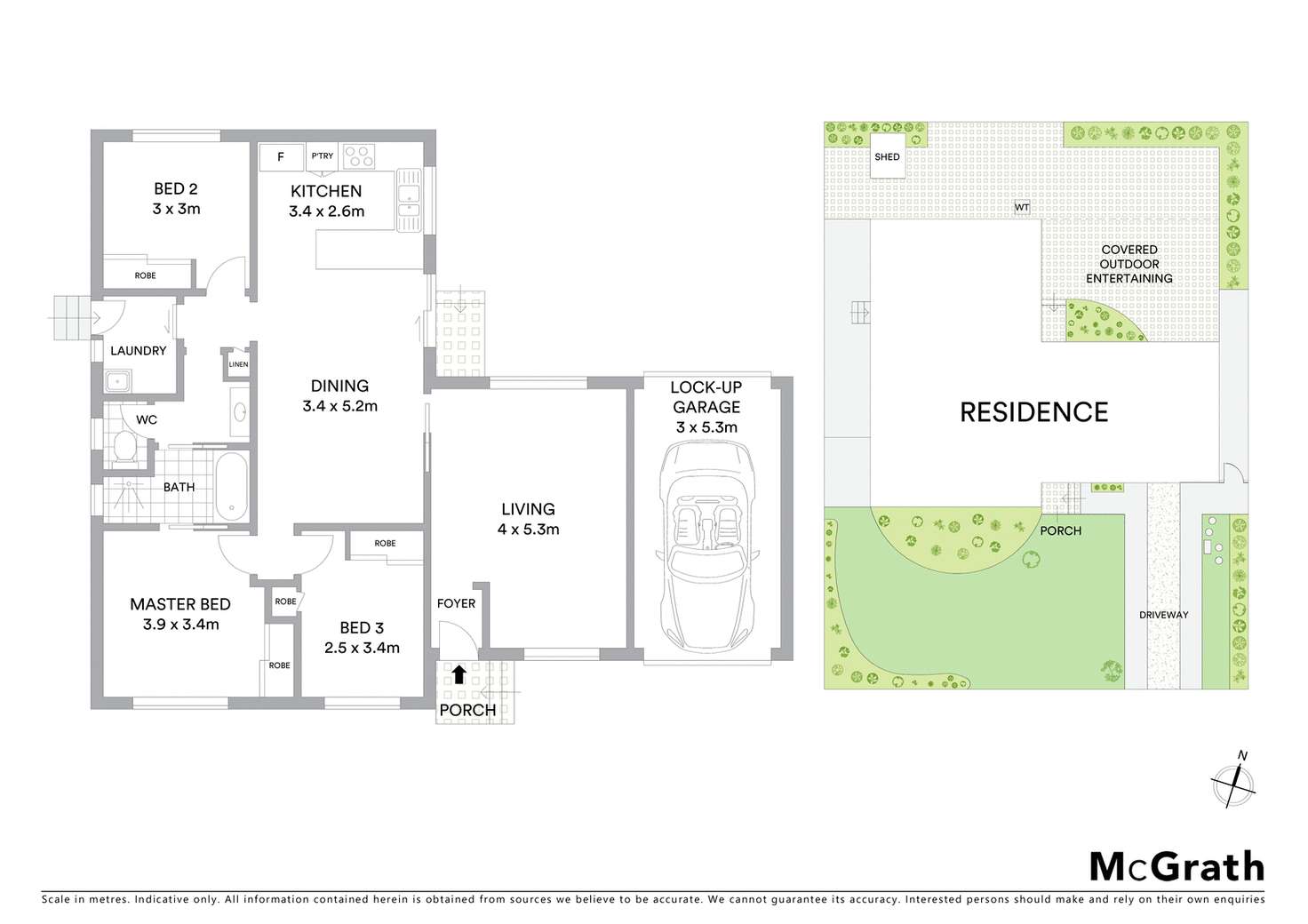 Floorplan of Homely villa listing, 2/3 Amiens Close, Bossley Park NSW 2176