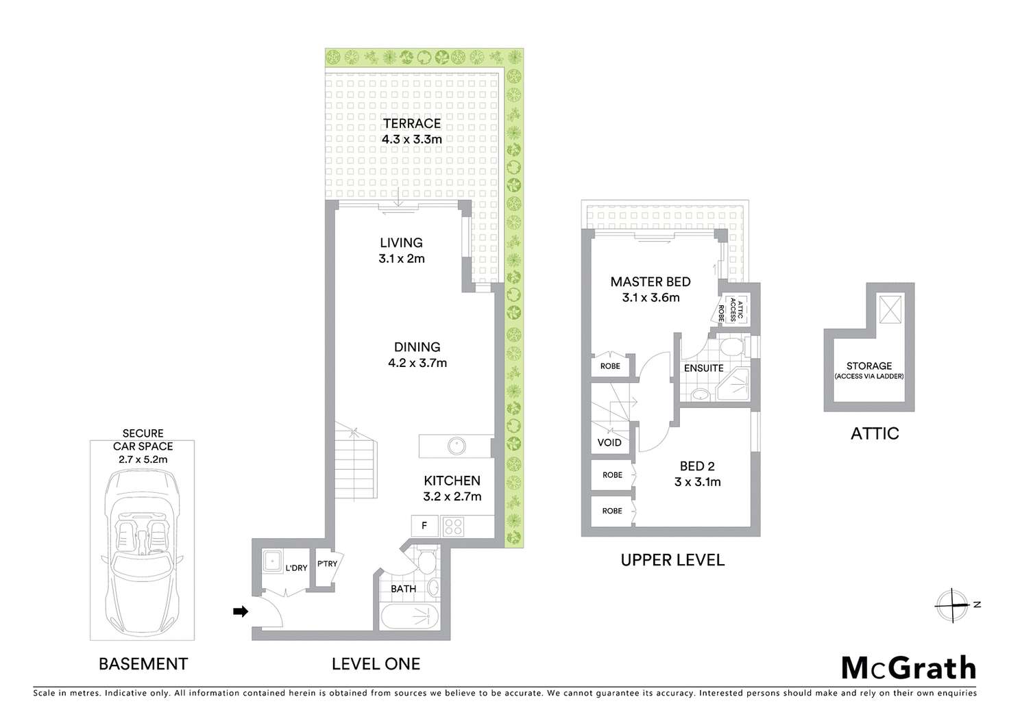Floorplan of Homely apartment listing, 7/210 Willoughby Road, Naremburn NSW 2065