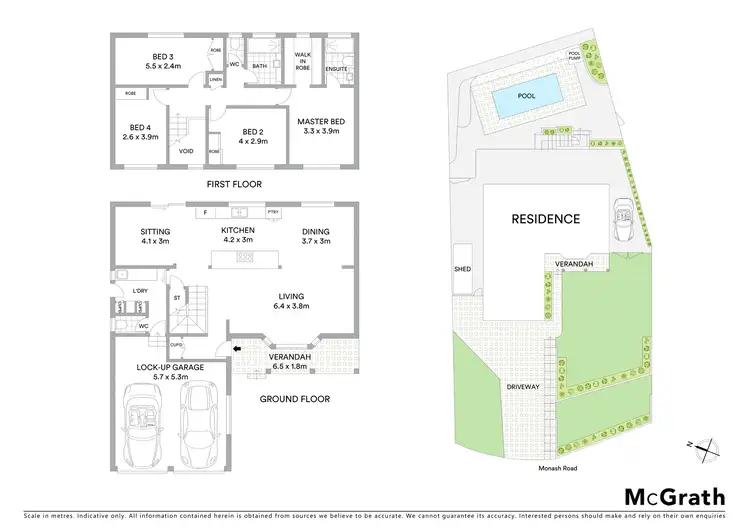 Floorplan of Homely house listing, 1 Monash Road, Menai NSW 2234