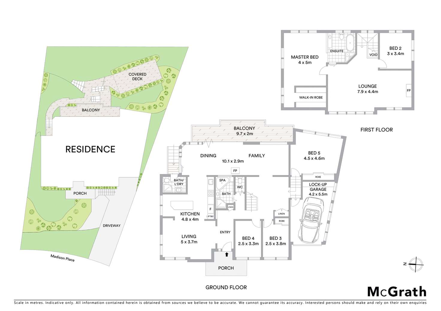 Floorplan of Homely house listing, 18 Madison Place, Bonnet Bay NSW 2226