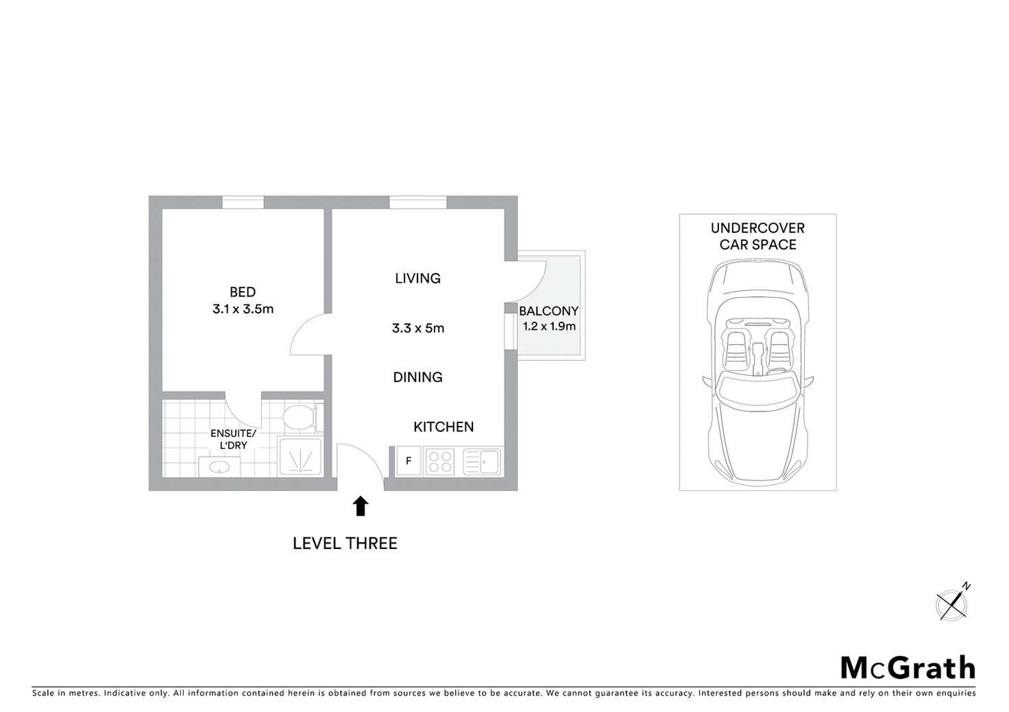 Floorplan of Homely apartment listing, 12C/1 Eildon Road, St Kilda VIC 3182