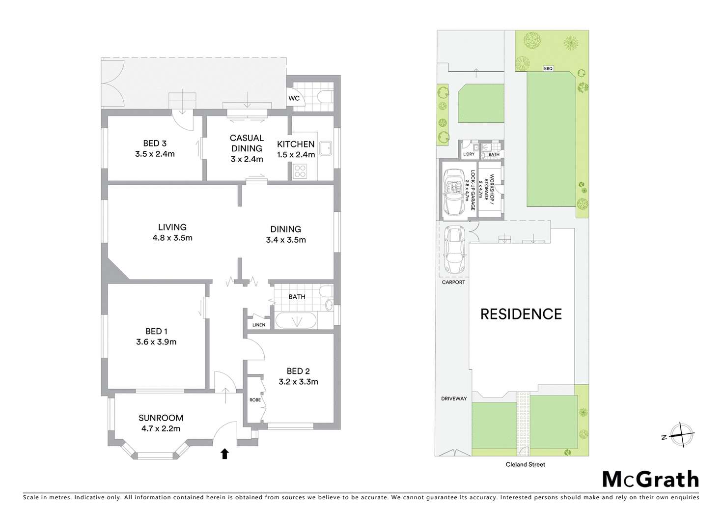 Floorplan of Homely house listing, 47 Cleland Street, Mascot NSW 2020