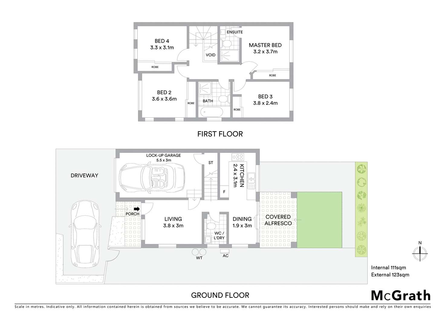 Floorplan of Homely townhouse listing, 4/46 Earle Street, Doonside NSW 2767
