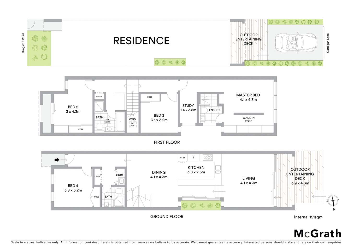 Floorplan of Homely semiDetached listing, 3 Kingston Road, Camperdown NSW 2050