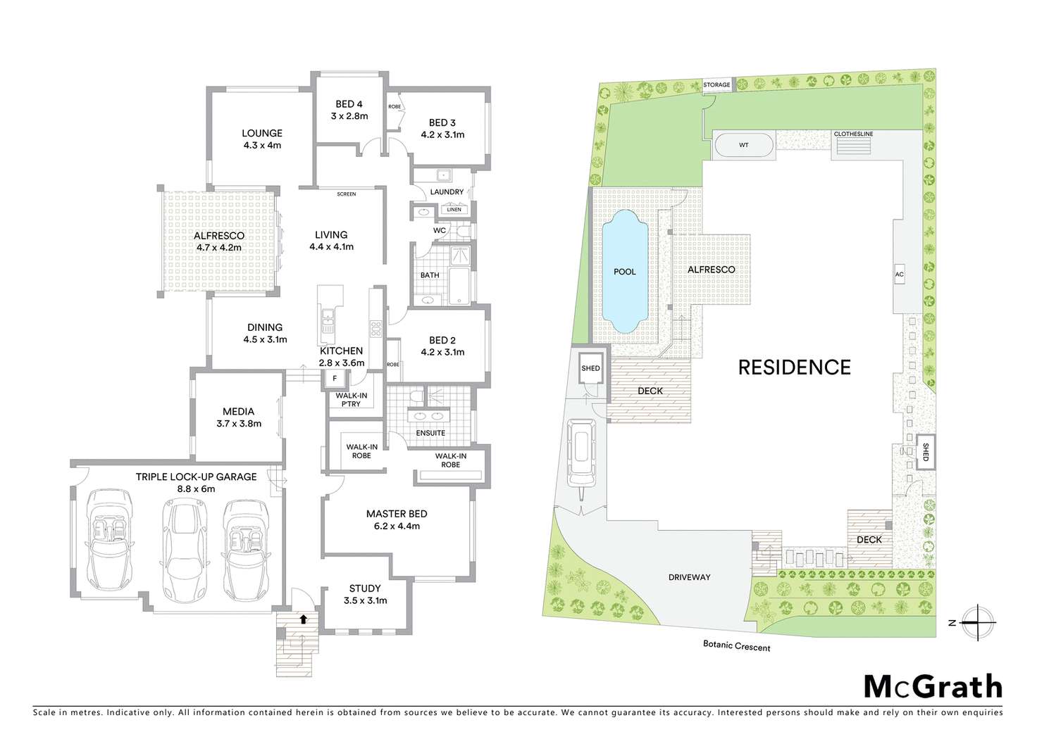 Floorplan of Homely house listing, 13 Botanic Crescent, Brookwater QLD 4300