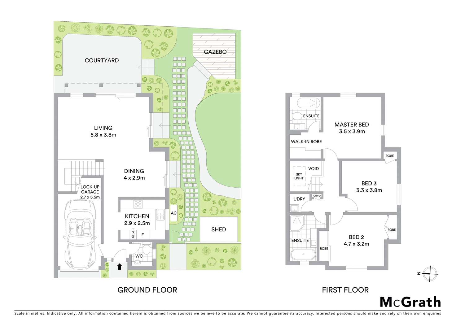 Floorplan of Homely townhouse listing, 5/1A Nook Avenue, Neutral Bay NSW 2089