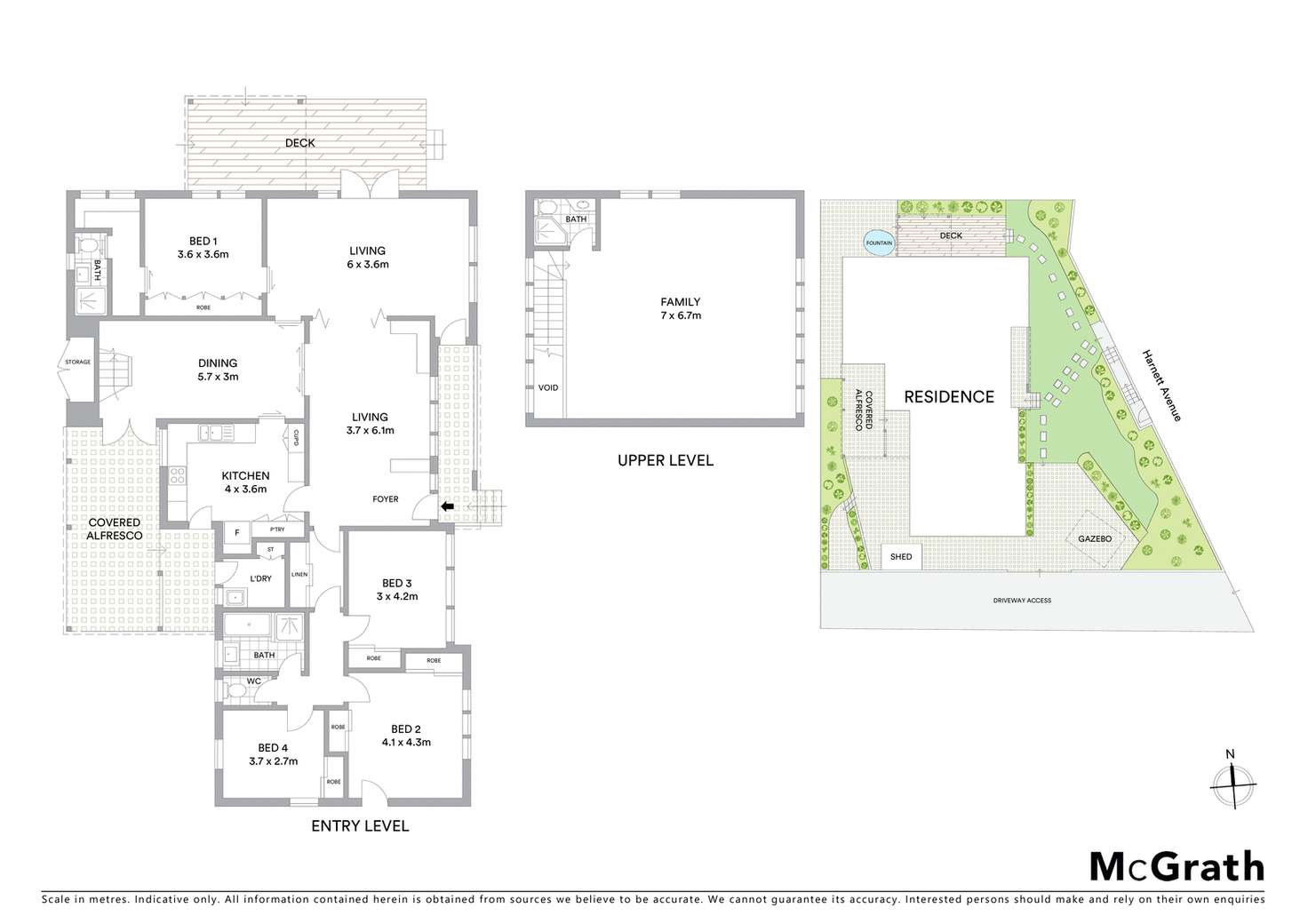 Floorplan of Homely house listing, 6 Harnett Avenue, Mosman NSW 2088